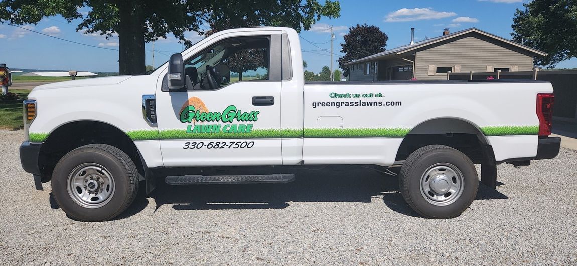 Service vehicle graphics